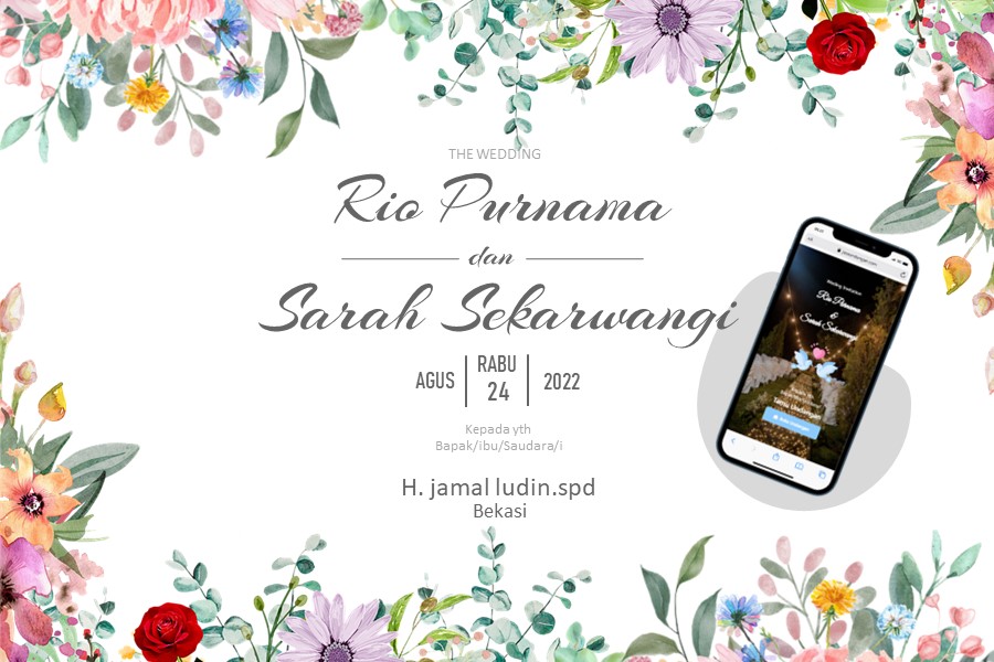 Full Of Love Wedding Invitation